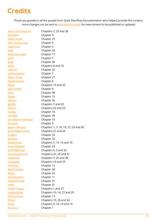 Kotlin notes for professionals | PDF