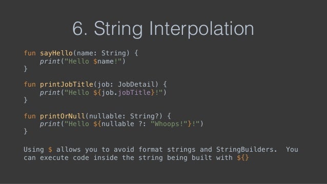 string kotlin