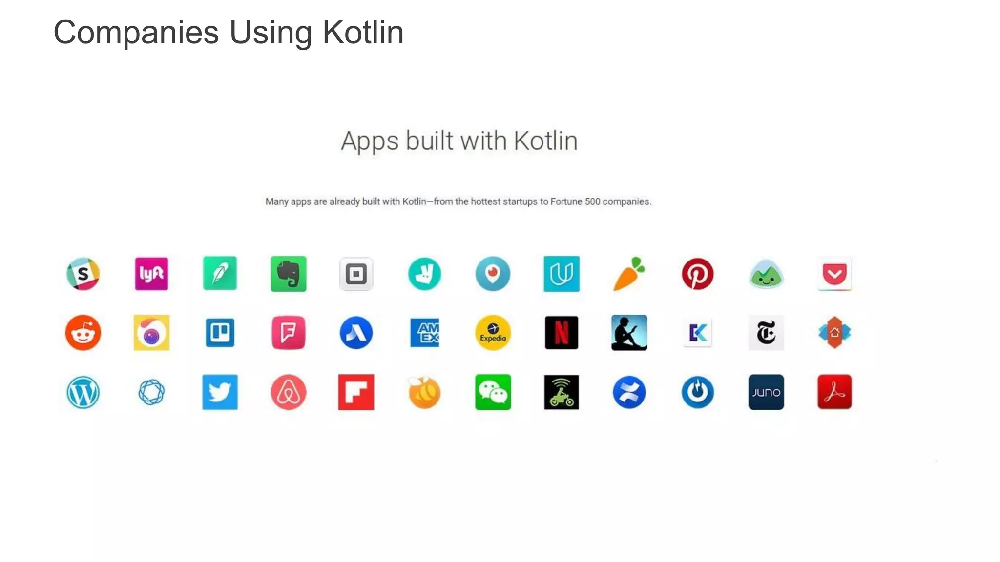 Companies Using Kotlin
 