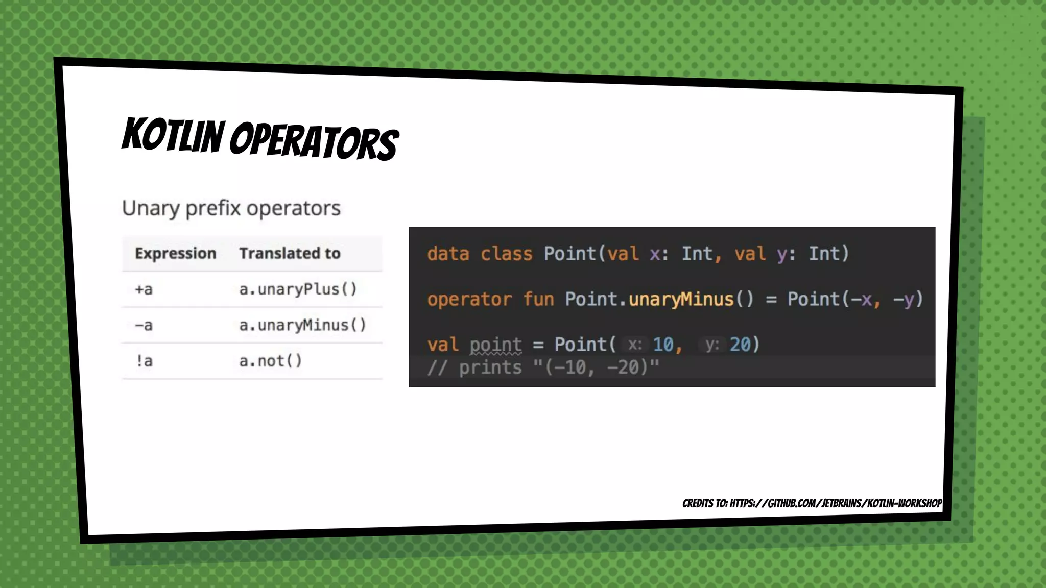 Kotlin 101 Workshop | PPT | Free Download