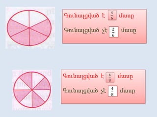 Գունալցված է մասը
Գունալցված չէ մասը
Գունալցված է մասը
Գունալցված չէ մասը
 
