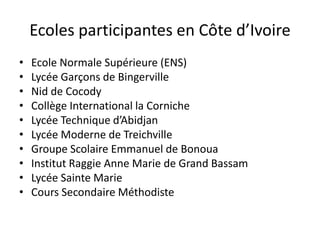 Donner libre accès aux utilisateurs  ( chercheurs, praticiens) à des données actualisées sur l’intégration pédagogique des TIC