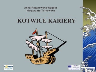 Anna Paszkowska-Rogacz
Małgorzata Tarkowska

KOTWICE KARIERY

 