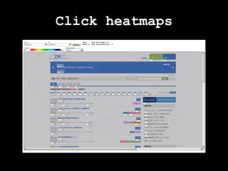 Click heatmaps
 