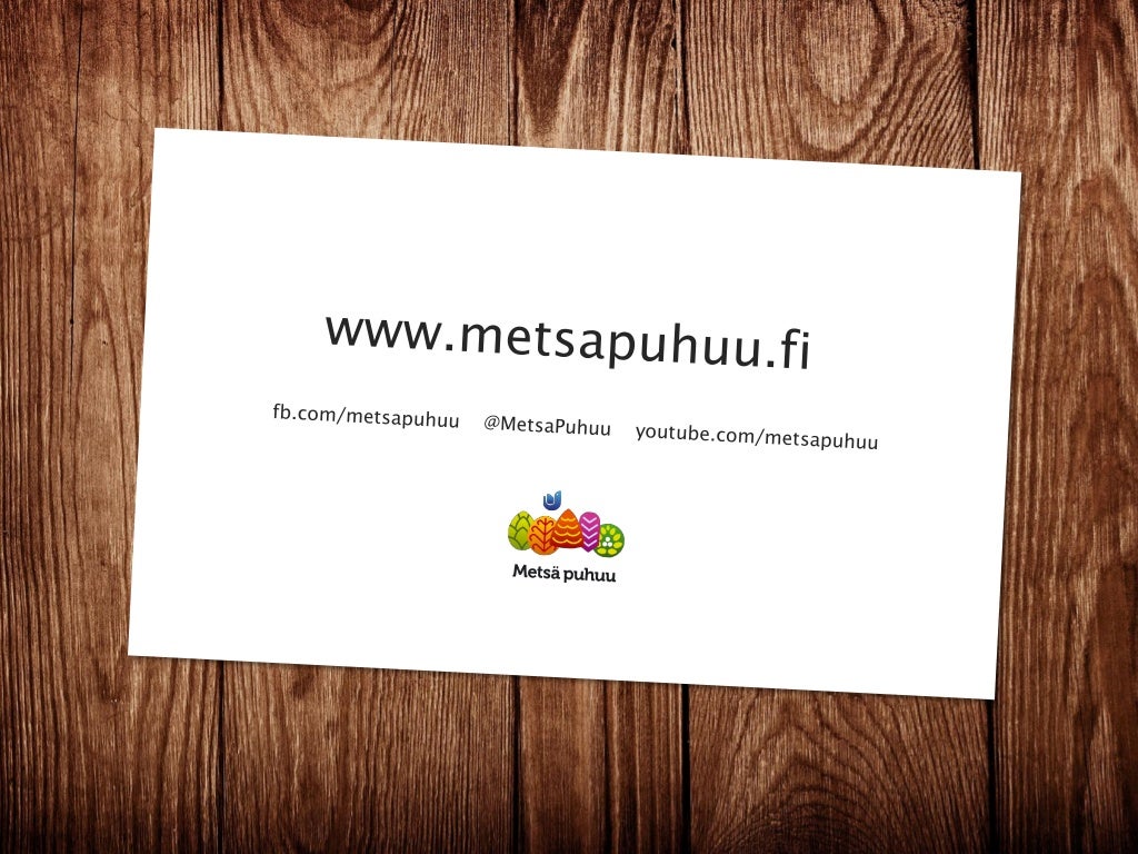 Mahdollisuuksien metsä englanniksi