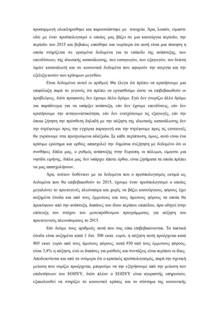προσαρμογή ολοκληρώθηκε και παρουσιάστηκε με στοιχεία. Άρα, λοιπόν, είμαστε 
εδώ με έναν προϋπολογισμό ο οποίος μας βάζει σε μια καινούργια περίοδο, την 
περίοδο του 2015 και βεβαίως ειπώθηκε και νωρίτερα ότι αυτή είναι μια άσκηση η 
οποία στηρίζεται σε ορισμένα δεδομένα για το επίπεδο της ανάπτυξης, των 
επενδύσεων, της ιδιωτικής κατανάλωσης, των εισαγωγών, των εξαγωγών, τον δείκτη 
τιμών καταναλωτή και σε κοινωνικά δεδομένα που αφορούν την ανεργία και την 
εξέλιξη αυτών των κρίσιμων μεγεθών. 
Είναι δεδομένοι αυτοί οι αριθμοί; Θα έλεγα ότι πρέπει να κρατήσουμε μια 
επιφύλαξη παρά το γεγονός ότι πρέπει να εργασθούμε ώστε να επιβεβαιωθούν οι 
προβλέψεις, διότι προφανώς δεν έχουμε άλλο δρόμο. Εγώ δεν γνωρίζω άλλο δρόμο 
για παράδειγμα για να υπάρξει ανάπτυξη, εάν δεν έχουμε επενδύσεις, εάν δεν 
κρατήσουμε την ανταγωνιστικότητα, εάν δεν ενισχύσουμε τις εξαγωγές, εάν την 
όποια ζήτηση την πρόσθετη δηλαδή με την αύξηση της ιδιωτικής κατανάλωσης δεν 
την στρέψουμε προς την εγχώρια παραγωγή και την στρέψουμε προς τις εισαγωγές 
θα γυρίσουμε στα προηγούμενα αδιέξοδα. Σε κάθε περίπτωση, όμως, αυτό είναι ένα 
κρίσιμο ερώτημα και ορθώς απασχολεί την δημόσια συζήτηση με δεδομένο ότι οι 
συνθήκες δίπλα μας, ο ρυθμός ανάπτυξης στην Ευρώπη, οι πόλεμοι, είμαστε μια 
νησίδα ειρήνης, δίπλα μας δεν υπάρχει τίποτε όρθιο, είναι ζητήματα τα οποία πρέπει 
να μας απασχολήσουν. 
Άρα, τούτων δοθέντων με τα δεδομένα που ο προϋπολογισμός εκτιμά ως 
δεδομένα που θα επιβεβαιωθούν το 2015, έχουμε έναν προϋπολογισμό ο οποίος 
μεγαλώνει το πρωτογενές πλεόνασμα και χωρίς να βάζει καινούργιους φόρους έχει 
αυξημένα έσοδα και από τους έμμεσους και τους άμεσους φόρους τα οποία θα 
προκύψουν από την ανάπτυξη, δαπάνες του ίδιου περίπου επιπέδου, άρα οδηγεί στην 
επίτευξη του στόχου του μεσοπρόθεσμου προγράμματος για αύξηση του 
πρωτογενούς πλεονάσματος το 2015. 
Εάν δούμε τους αριθμούς αυτά που σας είπα επιβεβαιώνονται. Τα τακτικά 
έσοδα είναι αυξημένα κατά 1 δισ. 300 εκατ. ευρώ, η αύξηση αυτή προέρχεται κατά 
805 εκατ. ευρώ από τους άμεσους φόρους, κατά 930 από τους έμμεσους φόρους, 
είναι 3,8% η αύξηση, ενώ οι δαπάνες για μισθούς και συντάξεις είναι περίπου οι ίδιες. 
Αποδεικνύεται και από τα νούμερα ότι ο κρατικός προϋπολογισμός, παρά την σχετική 
μείωση που νομίζω προέρχεται, μπορούμε να την εξηγήσουμε από την μείωση των 
επιδοτήσεων του ΕΟΠΥΥ, διότι πλέον ο ΕΟΠΥΥ είναι αγοραστής υπηρεσιών, 
εξακολουθεί να στηρίζει το κοινωνικό κράτος και το σύστημα της κοινωνικής 
 