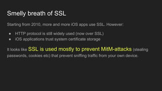 Dima Kovalenko - Modern SSL Pinning