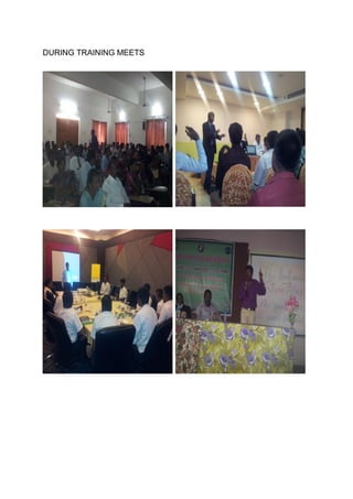 DURING TRAINING MEETS
 