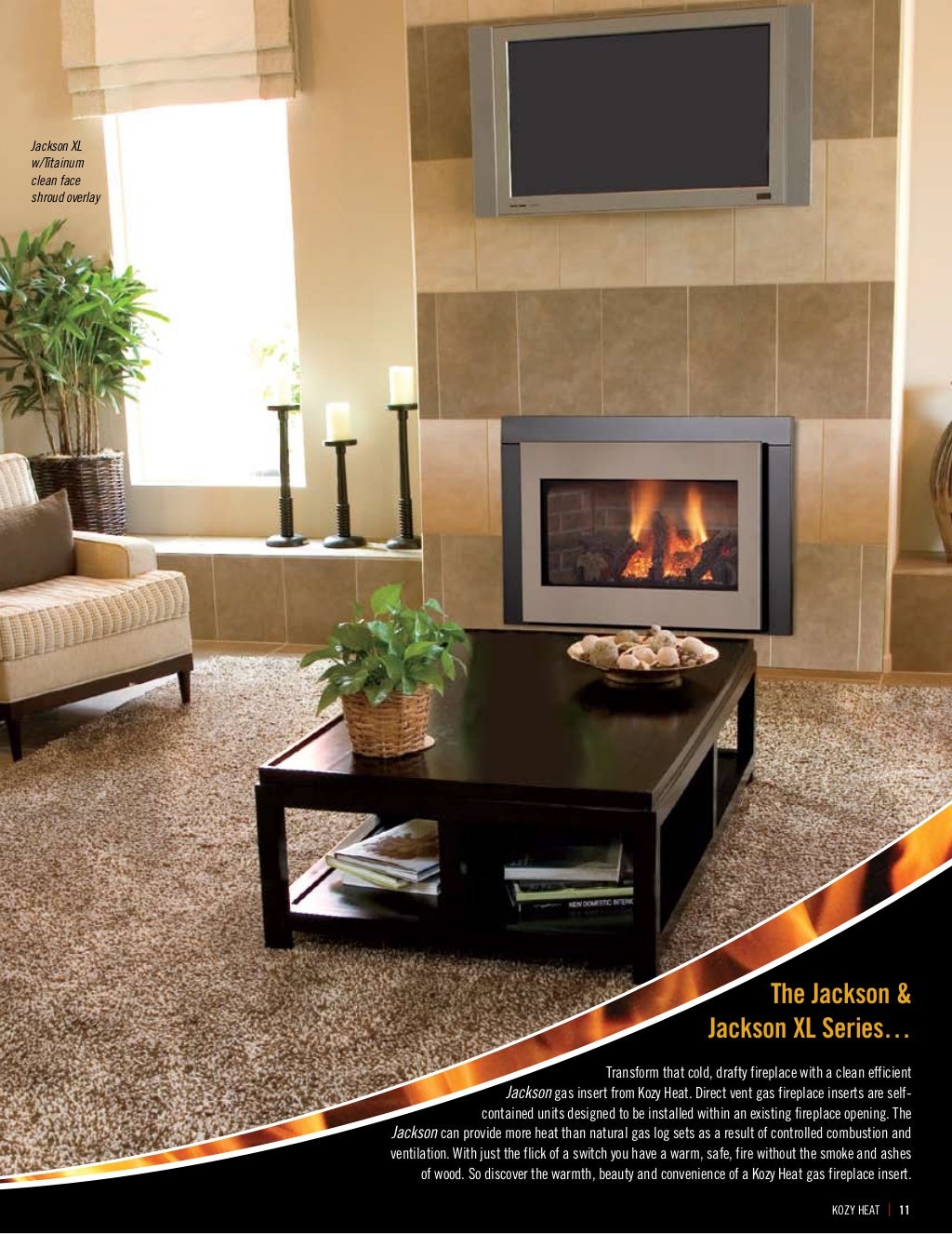 Kozy Heat Gas Inserts Alpine Fireplaces