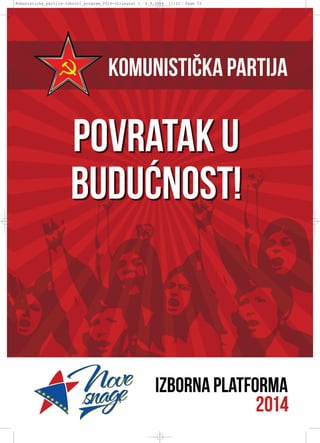 Komunisticka_partija-Izborni_program_2014-v2:Layout 1 6.9.2014 11:22 Page 33
 