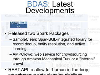 What’s New in the Berkeley Data Analytics Stack | PPTX