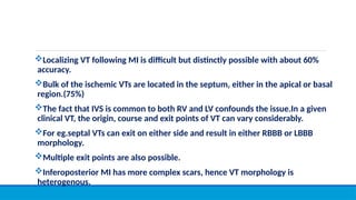 Vt Localization Guide ECG -Ventricular tachycardia localisation .pptx