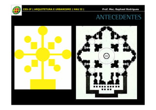 CES-JF | ARQUITETURA E URBANISMO | HAU II | Prof. Msc. Raphael Rodrigues 
ANTECEDENTES 
 