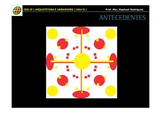 CES-JF | ARQUITETURA E URBANISMO | HAU II | Prof. Msc. Raphael Rodrigues 
ANTECEDENTES 
 