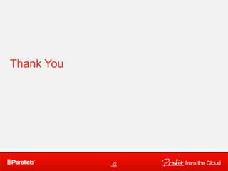 Thank You
20
 