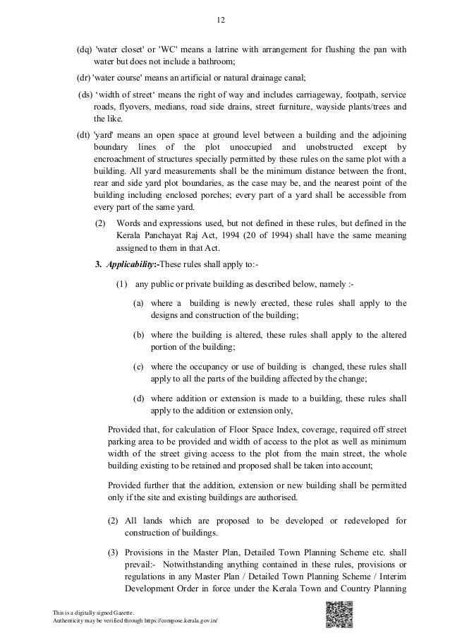Kerala Building Rules Pdf , Building Rules – VHXKH