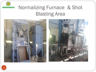 Normalizing Furnace & Shot
Blasting Area
29
 