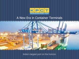 A New Era in Container Terminals
 