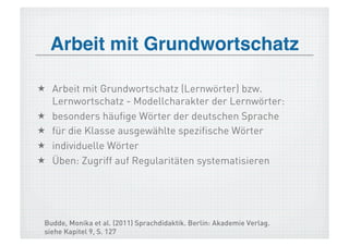 A B 2. K L A S S E

     Wörter mit lang klingendem i                                                    ie
     Wenn du in einem Wort ein langes i hörst, kann das Wort
     mit ie, i, ieh, ih geschrieben werden.
                                                                                      i
     Diese Wörter sind Lernwörter - bitte auf Karteikarten schreiben.


                                                                                    ieh

     Beispiele
     ie:   fliegen, wieder, Kies, verbieten, Lied, Biene,                            ih
           Stiefel, Zwiebel, Ziel, Spiegel, vier, Riese, Wiese, Liege...


     i:    Tiger, Igel, Kino, Biber


     ieh: zieht, flieht, stiehlt


     ih:   ihnen, ihre, ihm, ihn
12
 