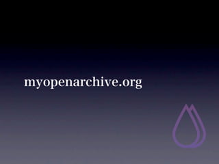 myopenarchive.org
 