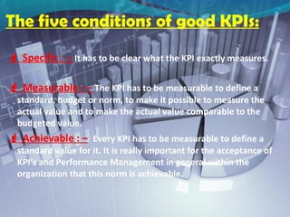 Key Performance Indicators 