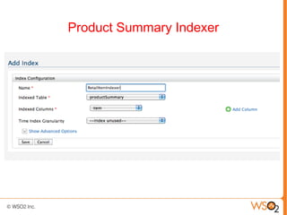 Product Summary Indexer
 