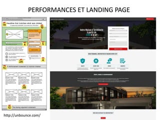 PERFORMANCES ET LANDING PAGE
http://unbounce.com/
 