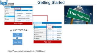 Getting Started
Add Project
Add Task
https://www.youtube.com/watch?v=_hLNlEVsqho
Add
Project
Add Task
 