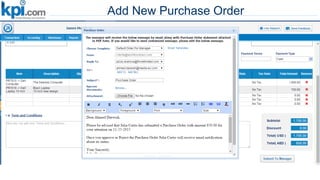 Add New Purchase Order
 
