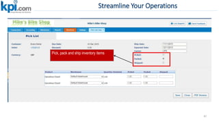 Streamline Your Operations
87
Pick, pack and ship inventory items
 