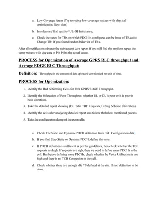 Telecom KPIs definitions | DOC