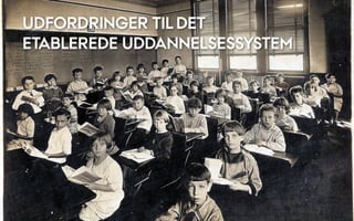UDFORDRINGER TIL DET
ETABLEREDE UDDANNELSESSYSTEM
 