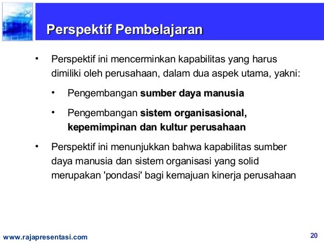 Kpi essense of balanced scorecard