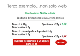 Terzo esempio…non solo web
 