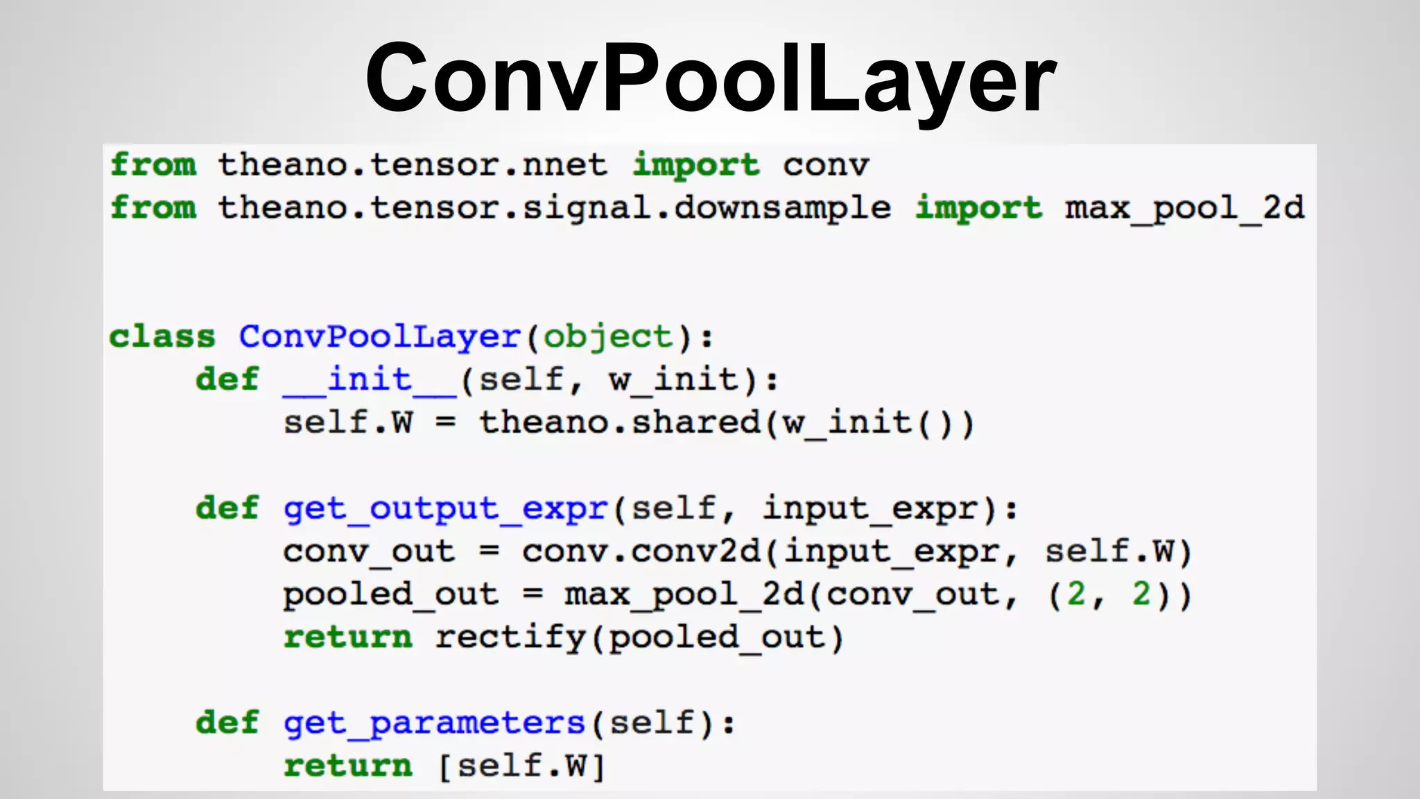 ConvPoolLayer