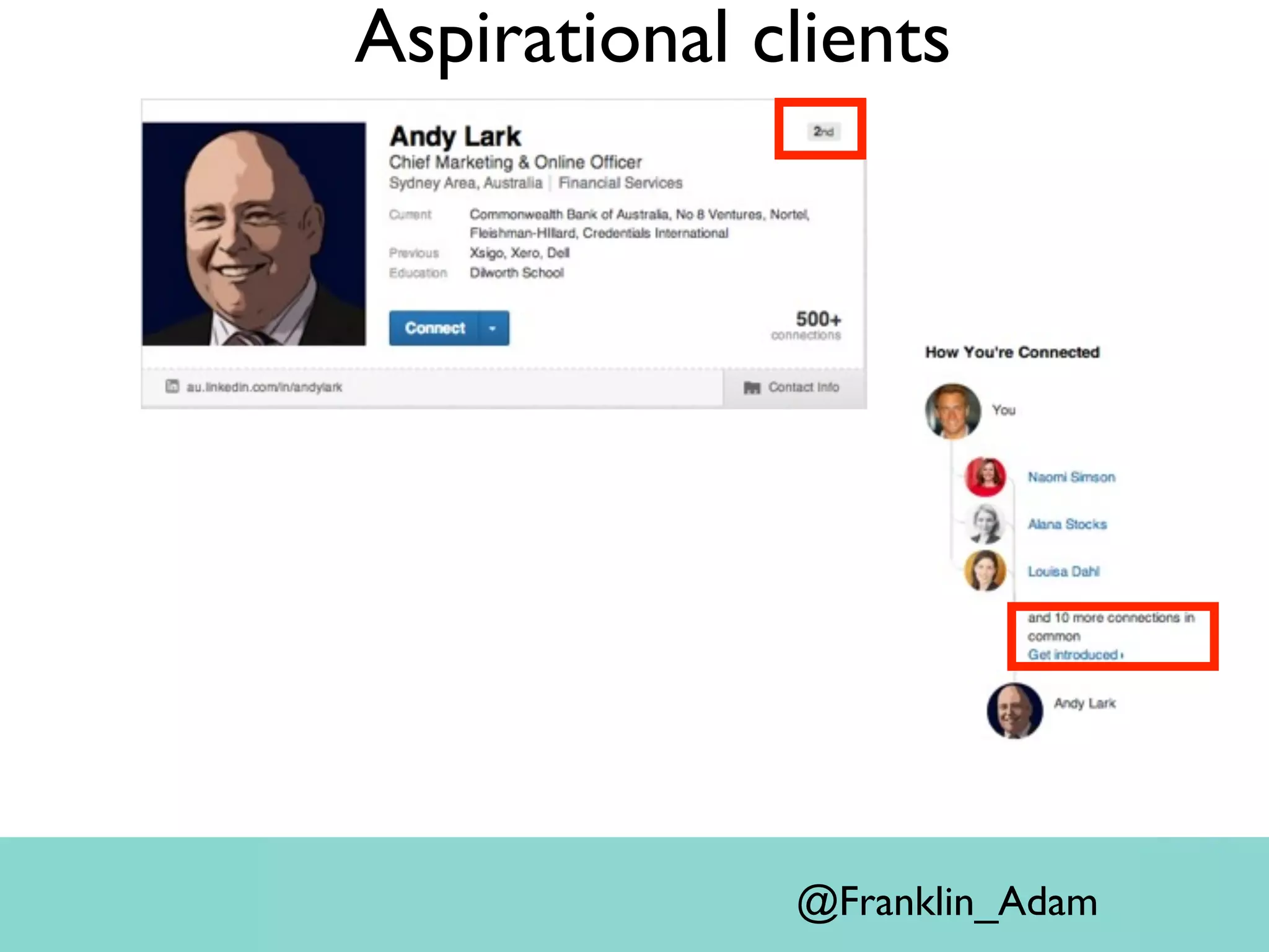 @Franklin_Adam
Aspirational clients
 