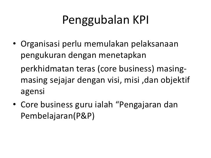 Kpi untuk guru cemerlang