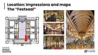 Location: Impressions and maps
The “Festsaal”
 