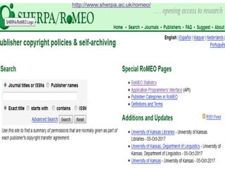 http://www.sherpa.ac.uk/romeo/
 
