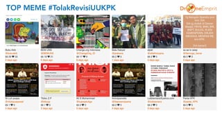 TOP MEME #TolakRevisiUUKPK
 