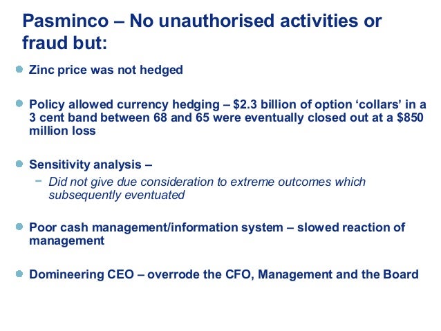 Fx Dealings Internal Controls Compliance Risk Mana!   gement - 