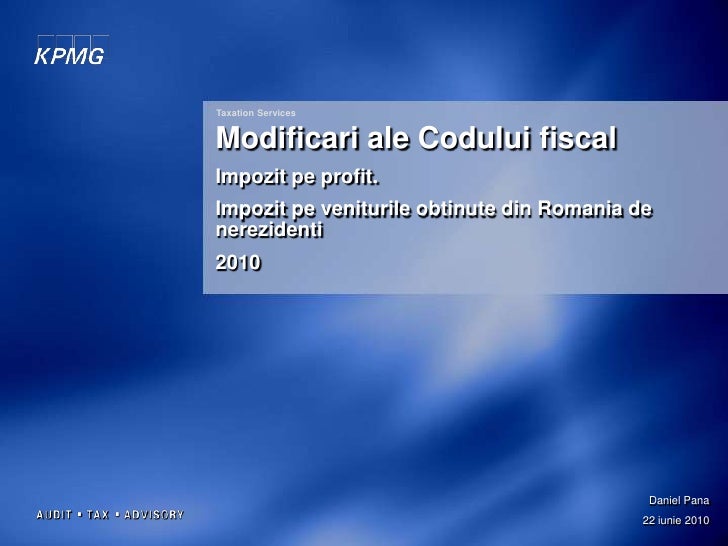 Impozit pe profit forex