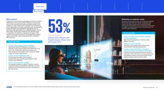 ESG concerns
Supply chain and procurement strategies will likely be heavily
influenced by new corporate ESG initiatives as boards seek
more environmentally and socially acceptable supply chains.
Leaders are under pressure from regulators and investors to
prove organizations are acting responsibly and are responding
to ESG standards and expectations. Regulations such as
Germany’s new supply chain law, Lieferkettengesetz,2
and the
US’s Uyghur Forced Labor Prevention Act3
will likely grow
in importance.To respond to regulations like these, it will
become increasingly important to comprehensively perform
carbon accounting, measure operational KPIs, and deliver
ESG reporting.
Promote wide-ranging product traceability.
Identify the source and distribution channels of
products to ensure full traceability throughout the value
chain, then identify ESG issues and concerns (e.g.,
high-energy-use sites, waste, carbon emissions, plastic
usage, and human rights issues).
Capture real time operational data.
Do this along the supply chain to support
measurement and reporting requirements for ESG
improvement objectives.
Create a decarbonization strategy.
For example, establish a supplier evaluation criterion,
understand partner sustainability credentials, and set a
carbon price for products that have the most impact on
the environment.
How to get there
Design the supply chain to deliver a seamless
customer experience.
Make the brand experience consistent across
different channels.
Maximize customer insights.
Use them to drive supply chain planning and
product/service offering enhancements.
Broaden retail and distribution channels to
respond to growing consumption mechanisms.
Consider how best to get goods into the hands of
consumers.This could mean re-thinking warehouse
and fulfilment locations and ensuring your future
logistics strategy meets customer needs.
Delivering on customer needs
Beyond convenience and price, consumers are choosing
brands that align with their values. Companies must
design their supply chains around customer needs,
starting with the customer first, and focusing on seamless
processes, consistent experiences across channels, and
customer-tailored delivery.
How to get there
believe that inflation will
impact supply chains over
the longer term
53%
© 2023 Copyright owned by one or more of the KPMG International entities. KPMG International entities provide no services to clients. All rights reserved.
11
The future of supply chain
Current context
Macro mandates
Foreword Executive summary
Sustainable
supply chains
Advanced
robotics and
automation
Workforce of
the future
Distributed ledger
technologies and
digital money
Sectoral
transformations
Metaverse Conclusion Contacts
Survival and resilience
Current context Future ready Conclusion
 