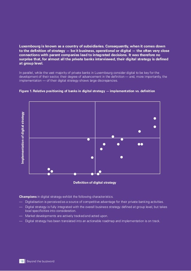 Beyond The Buzzword Digitalisation And Luxembourg Private Banks