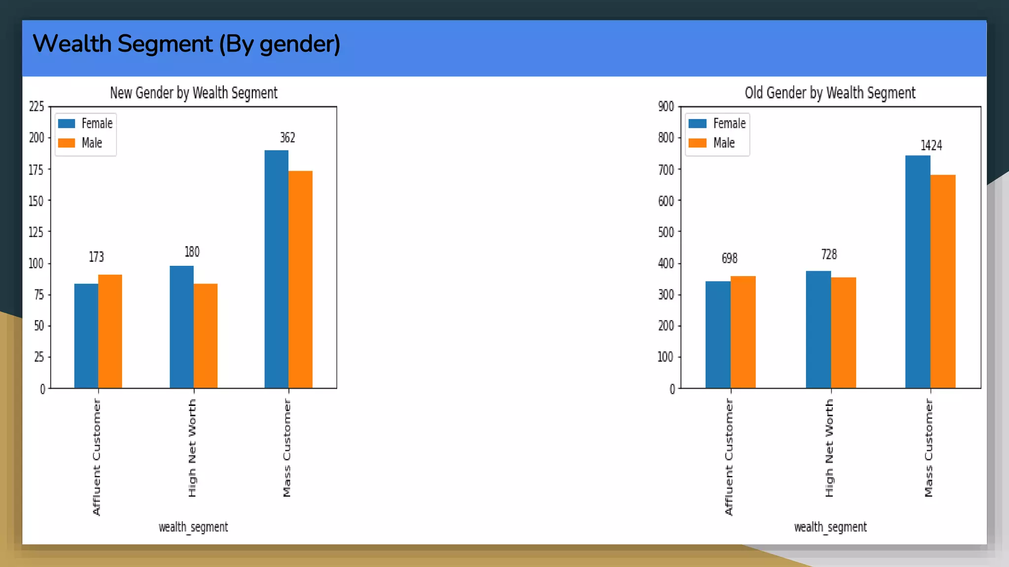 Wealth Segment (By gender)