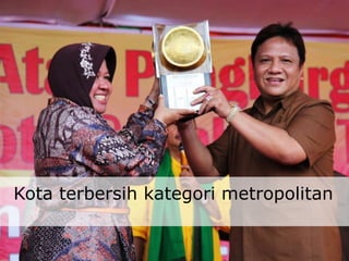 Kota terbersih kategori metropolitan
 