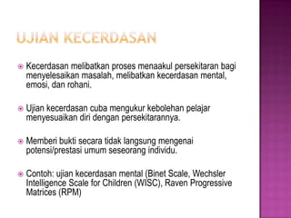 Kpn 4053 unit 2 jenis jenis ujian | PPTX