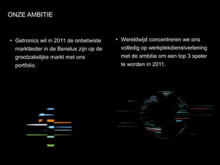 2009 omzet van € 2.07 miljard; bruto winst € 61.2 miljoen