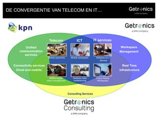  Getronics Buitenland	  4.470 fteKPN MERKEN