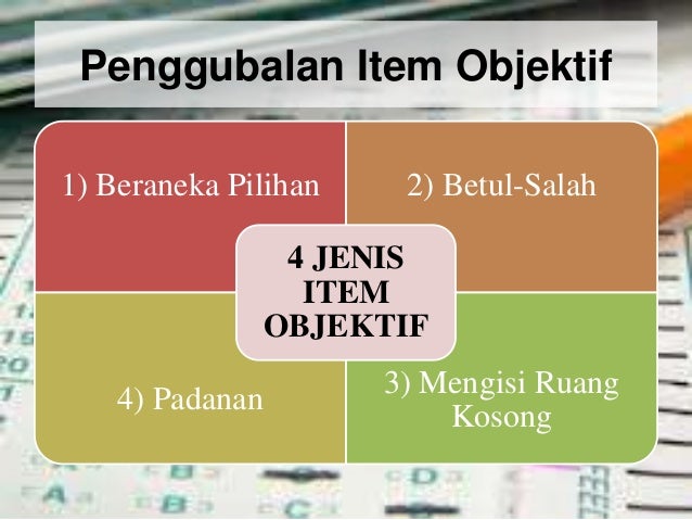 Penggubalan Item/Soalan Ujian